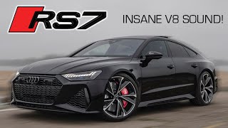 BEST SOUNDING RS7!! C8 RS7 Full Titanium Exhaust + Free Flow Downpipes