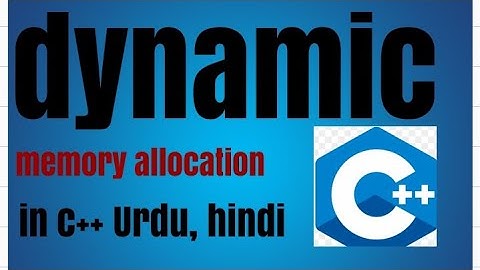 Dynamic Memory Allocation in C++ |   Explained in Urdu/Hindi ?