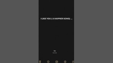 Thumbnail of I Like You ( A Happier song ) - Post Malone ( ~ lyric ~)