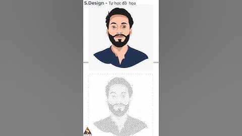 Vẽ chân dung bằng chữ trong Coreldraw 2021 | S.Design - #Shorts