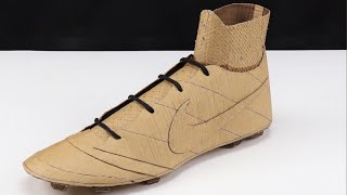 Diy | How To Make Nike Football Sneakers From Cardboard At Home image