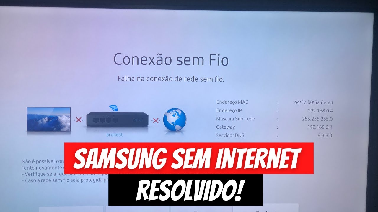 como resolver problema tv samsung não reconhece wifi dicas rápidas