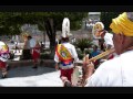 Danza Voladores de Papantla en la plaza principal