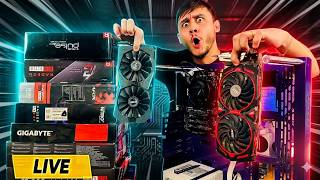 TESTANDO RX580 DE MINERAÇÃO AO VIVO