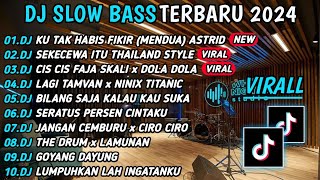 DJ TIKTOK TERBARU 2024 SLOW BASS 🎵 DJ KU TAK HABIS FIKIR KURANGKU DIMANA (MENDUA) ASTRID VIRAL
