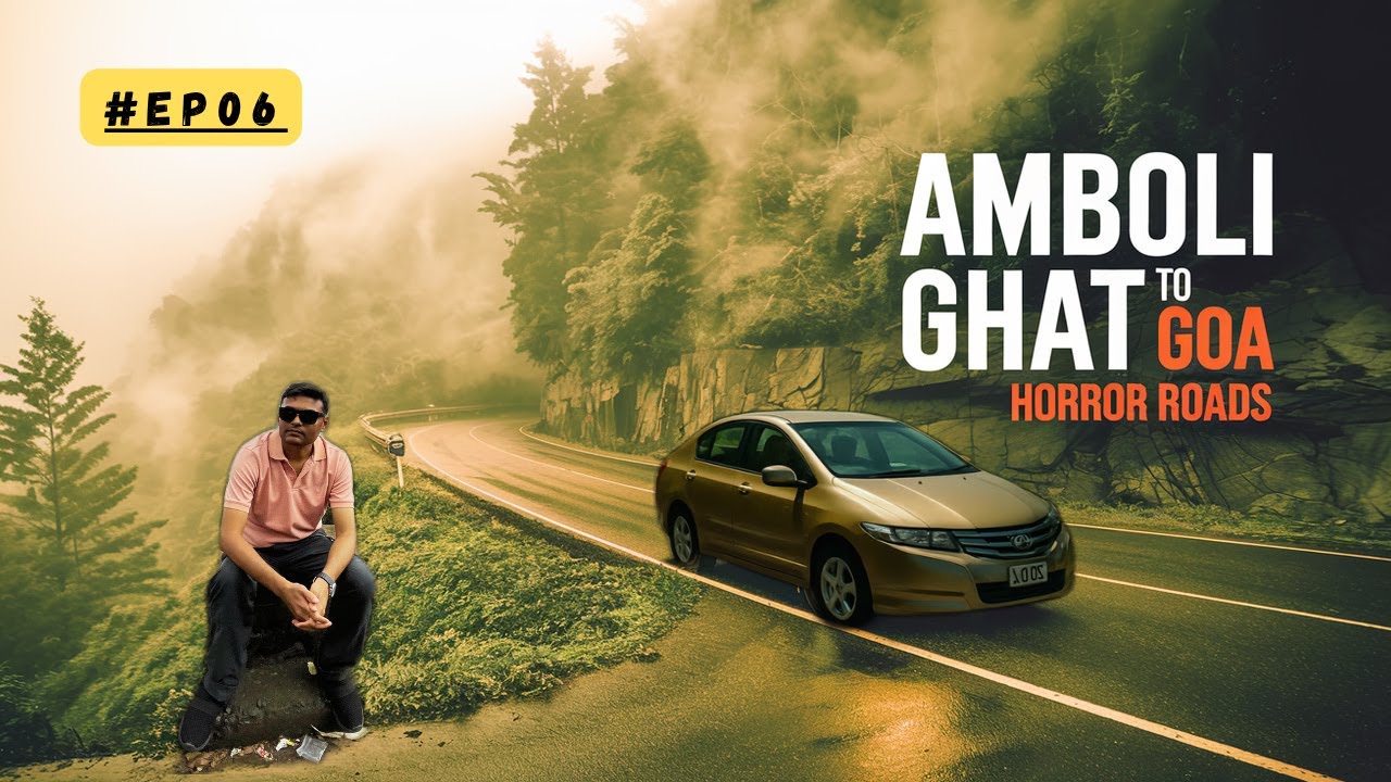 Amboli Ghat to Goa, India's Most Dangerous Road Drive | goa tourist places | EP06