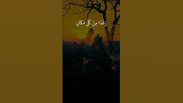 سورة النحل الاية: (١١٢-١١٣)