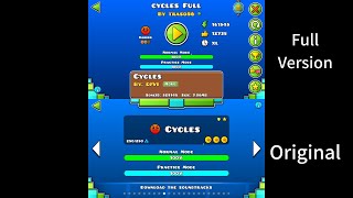 Cycles Original vs Full Version