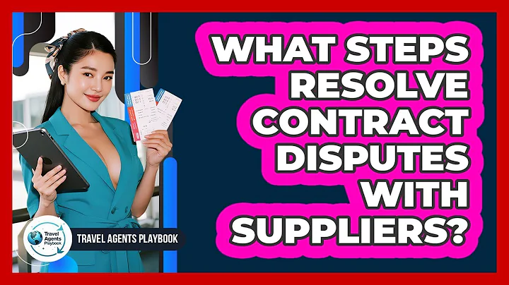 What Steps Resolve Contract Disputes with Suppliers?