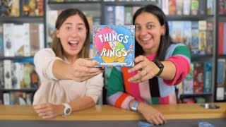 Things in Rings ~ we think this clever little party game will be a ✨ HIT ✨ | Board Game Review