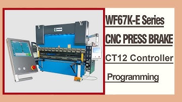 RONGWIN guides you how to programming CT12 CNC controller with electro-hydraulic press brake