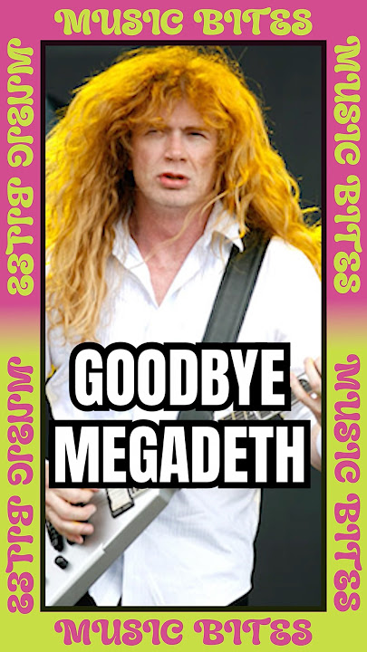 MEGADETH MAKES SHOCKING ANNOUNCEMENT #megadeth #rockmusic #metal
