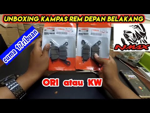 Unboxing !!! Kampas Rem Nmax Depan Belakang || ORI atau KW