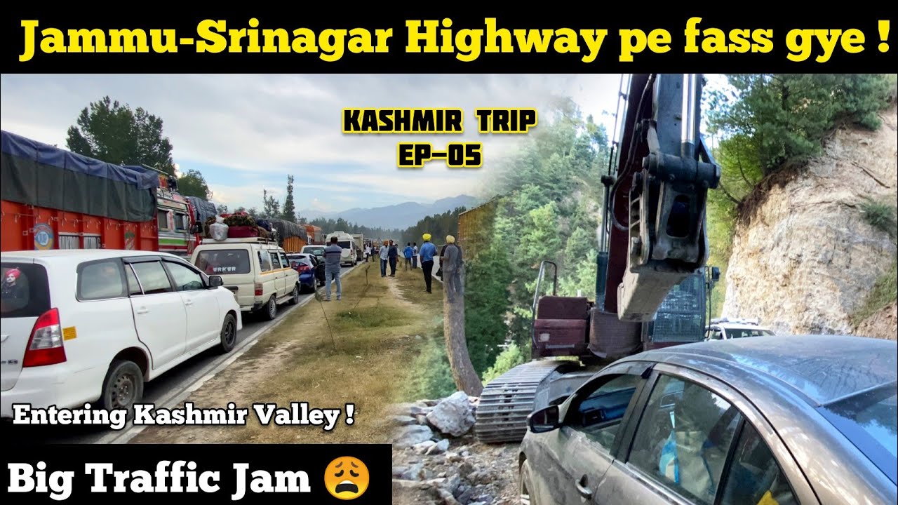 Jammu Srinagar Highway | Road Condition | Kashmir Trip Ep 05 | Patnitop to Pahalgam | travel vlog