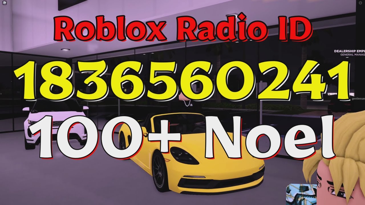 Noel Roblox Radio Codes/IDs YouTube