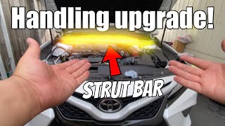 Installing a JDM MOD! - TANABE Front Strut Tower Bar On My Camry🔥 by AWZKAR_ 2,061 views 2 years ago 10 minutes, 46 seconds