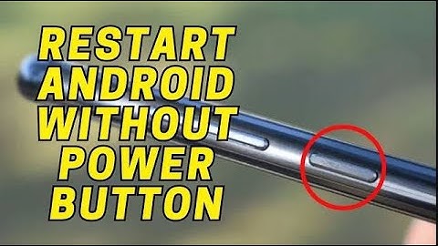 How to Restart Android Phone Without Power Button | Turn Off/On Android Without Power Button