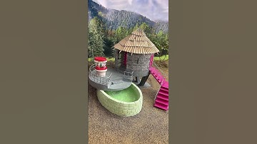 How to Make Stairs for a Mini House #vfuho #minihouse #diy #stairs
