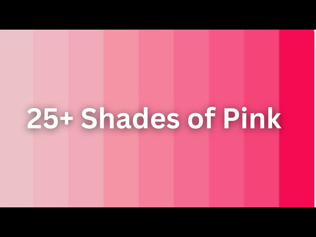 Pink Colour Ki Family