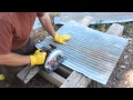Cutting Metal Roofing With Circular Saw Cutting Metal Roofing With Circular Saw