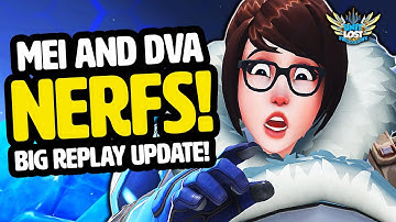 Overwatch - Mei and D.Va NERFS! Soldier 76 BIG BUFF! & Replay Sharing!