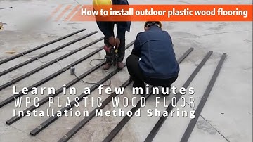 How to Professionally Install WPC Decking | Ironwood Grey 3D Embossed Decking