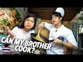 CAN MY BROTHER COOK? | Ranz and Niana