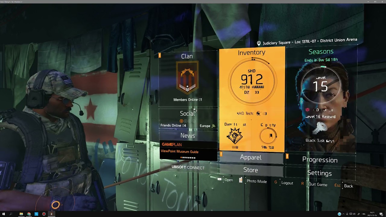 The Division 2 - District Union Arena bugs/glitches