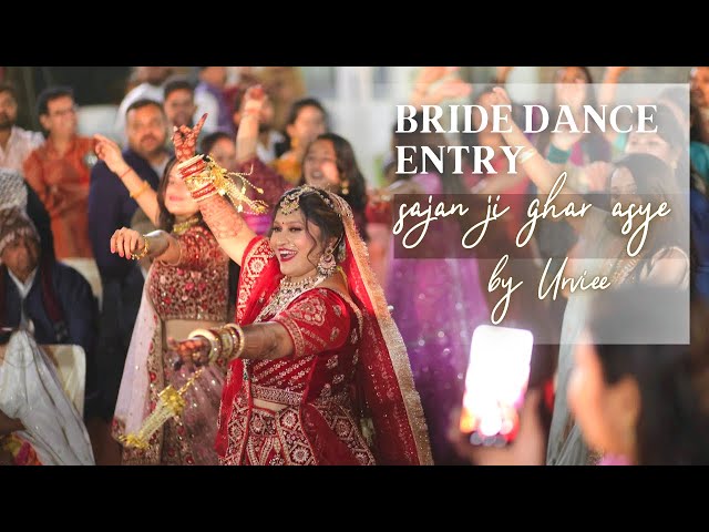 Sajan ji ghar aaye | bride entry | wedding | dance | choreography by urviee class=