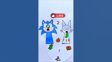Wenda Disgusted with Sonic.exe || Sprunki Incredibox || #shorts #sonic #sprunki