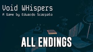 All Endings (and how to get them) | Void Whispers Resimi