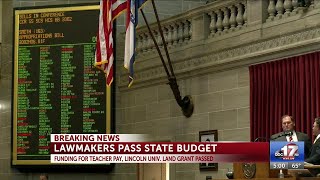 State lawmakers continue work on budget hours before deadline