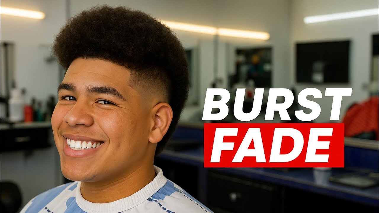 BEST Blurry Burst Fade Haircut Tutorial - YouTube