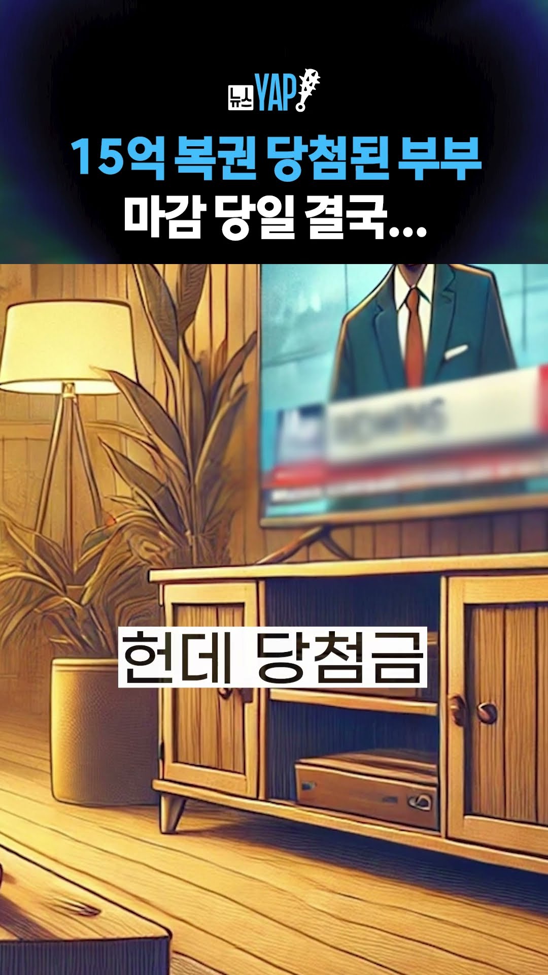 15억 복권 당첨된 부부 마감 당일 결국... [뉴스YAP!] #shorts / YTN