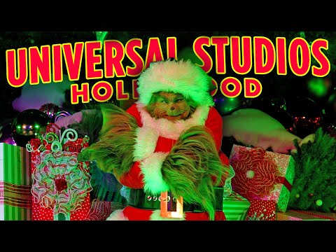 Video: Grinchmas Gollivudning Universal Studios-da