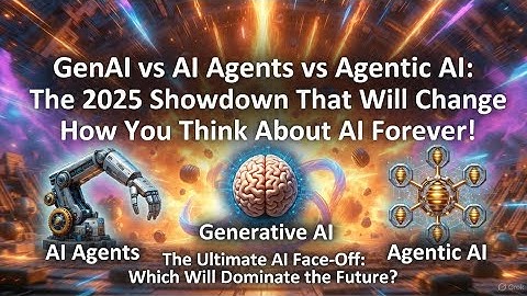 GenAI vs. AI Agents vs. Agentic AI: de confrontatie van 2025 die uw kijk op AI voorgoed zal veran...