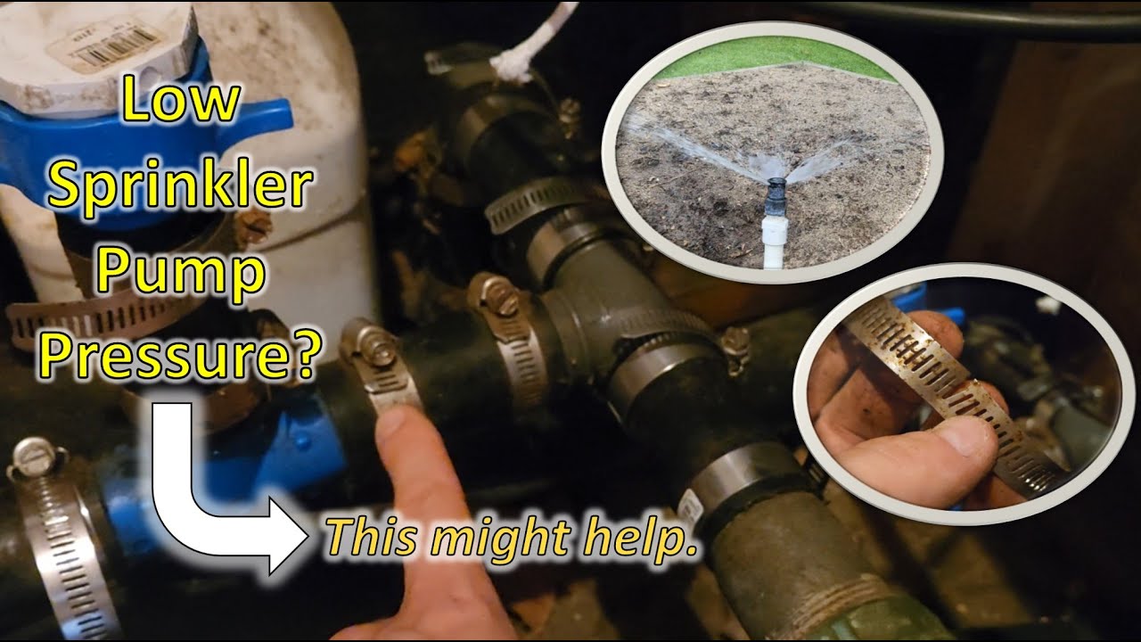Sprinkler Pump Low Pressure? Check this.