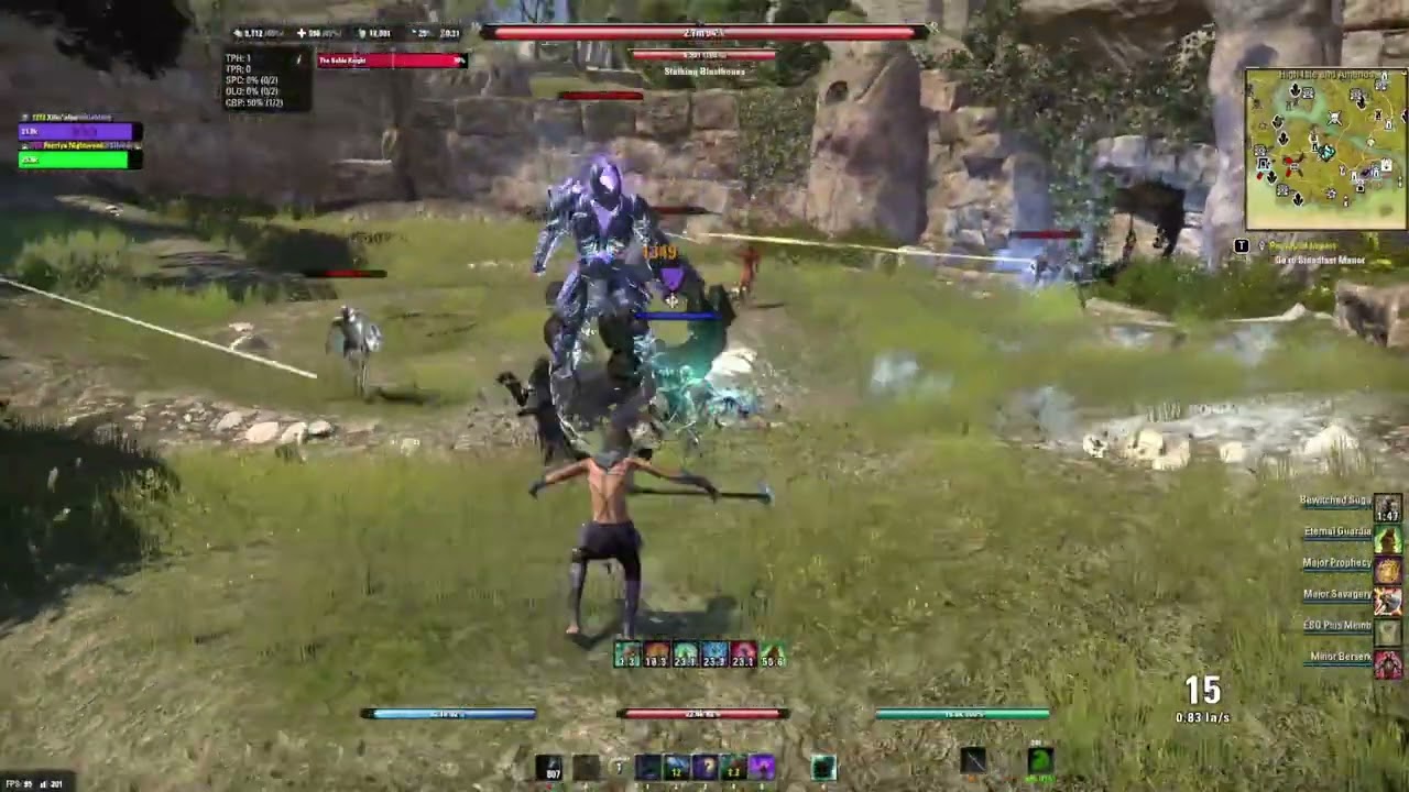 High Isle World Boss - Y'ffre's Cauldron - Sable Knight