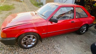 Amazing 1986 MK 4 Ford Escort 3 Door 35 Years Garaged