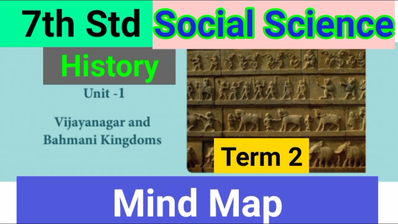 7th Std - Social | Term 2 - Vijayanagar and Bahmani Kingdom | Mind Map