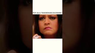She is #VasundharaRajvansh🔥✨ #sapnababulkabidaai #bidaaiserial #seemakapoor