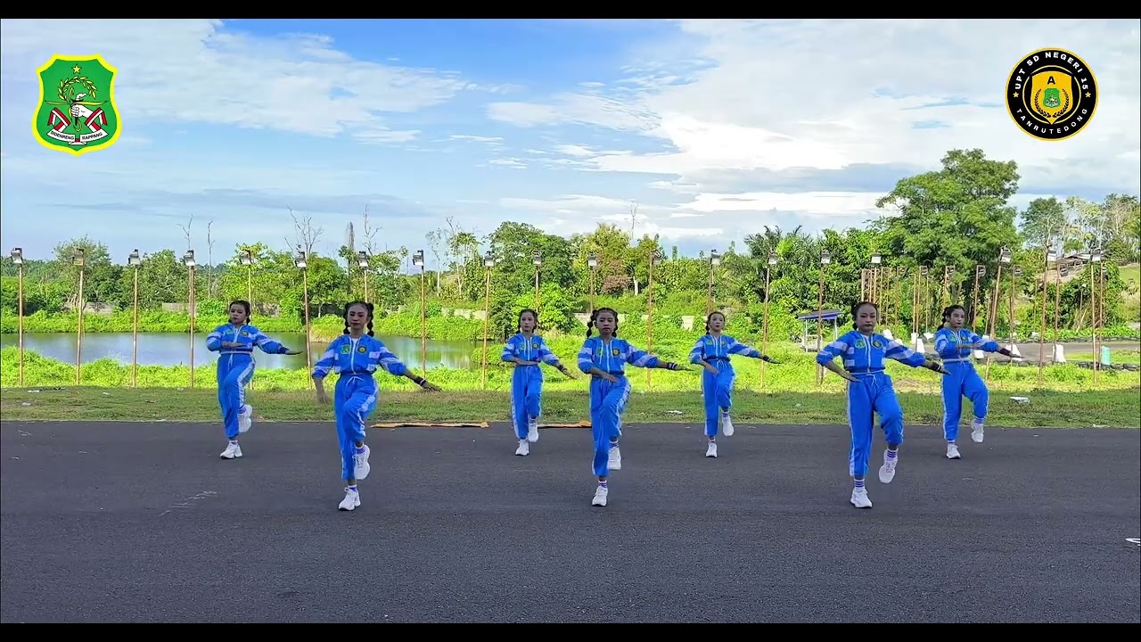Lomba Senam Anak Indonesia Hebat 2025_UPT SDN 15 TANRUTEDONG_Sulawesi Selatan