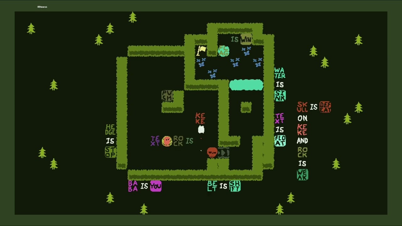 Baba Is You Garden-Extra 1: Secret Garden Updated Solution