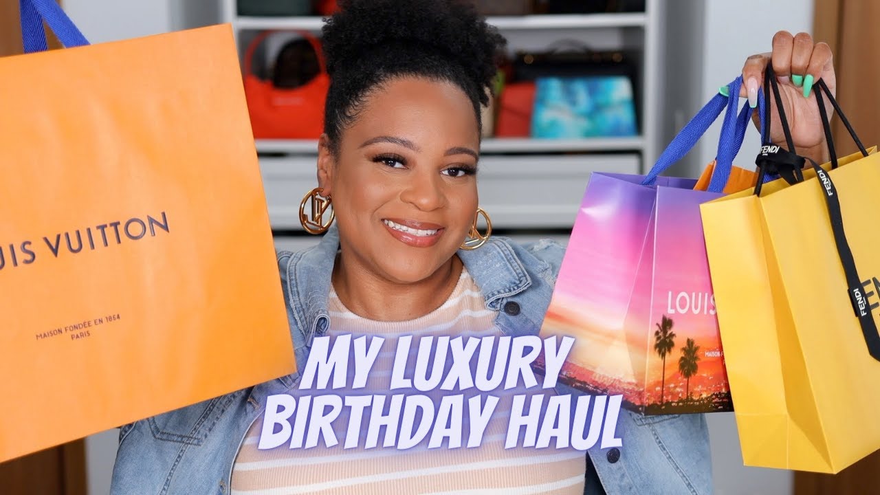 Luxury Birthday Haul Louis Vuitton Stardust & Fendace