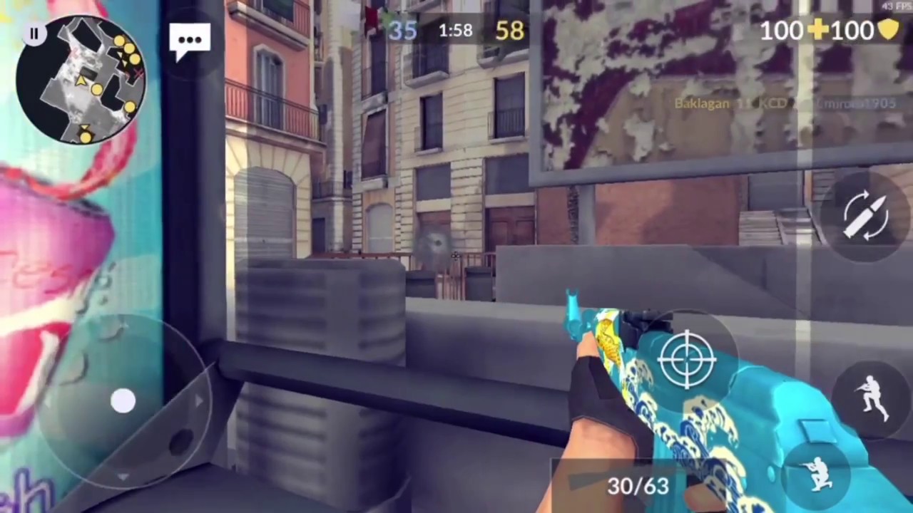 Critical ops играем чисто на ак-47.