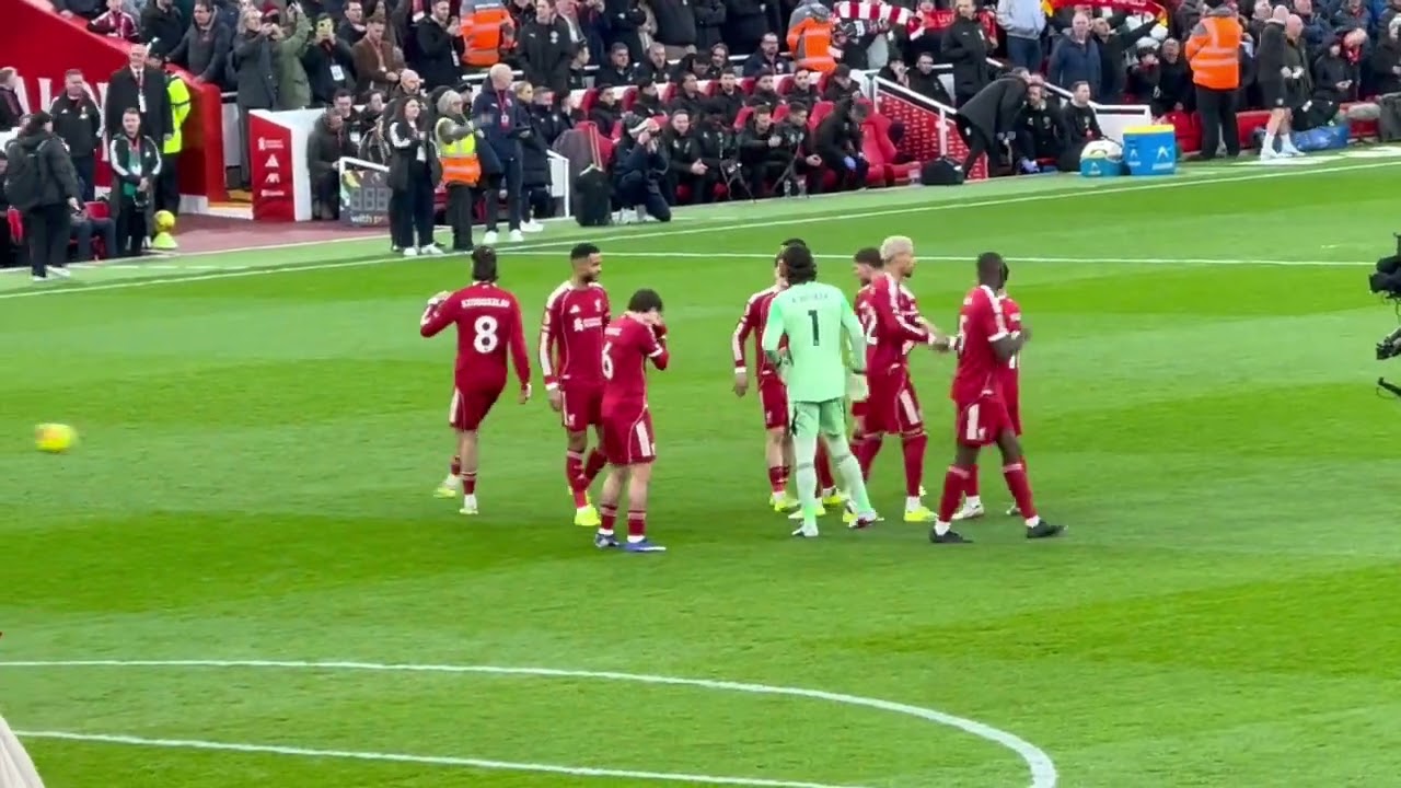 Liverpool v Man City, 8-2-2026. You’ll Never Walk Alone 