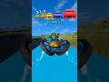 Different Sized Cars vs Flying Monster Truck – Ultimate Crash Battle! 🚗🔥 #shorts