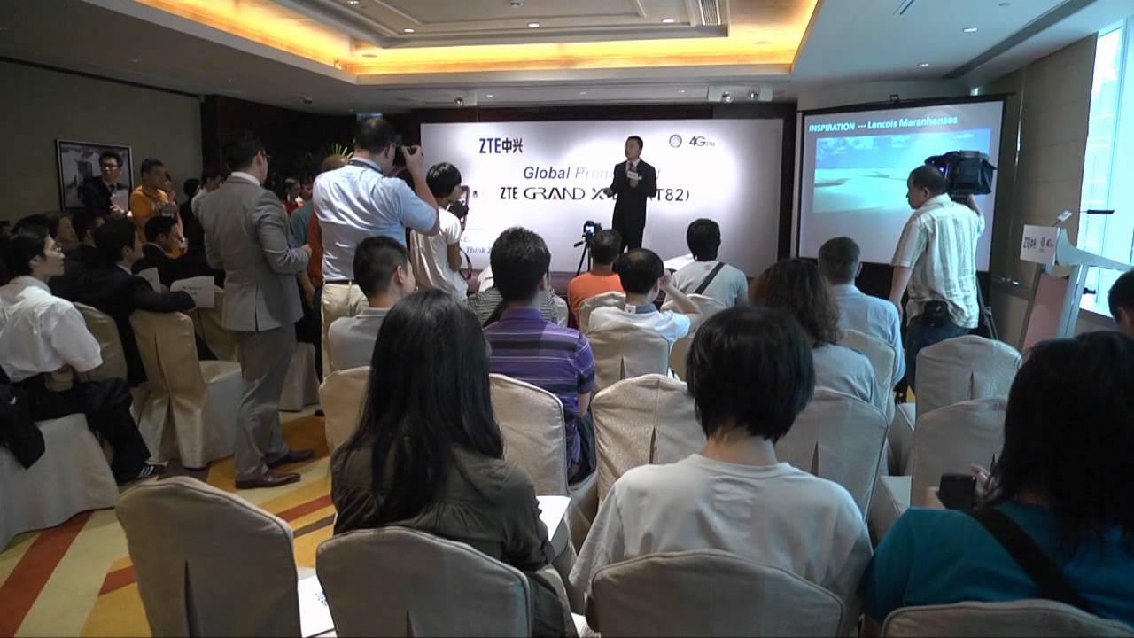 ZTE Grand X LTE (T82) Global Premiere, Hong Kong, August 28 2012