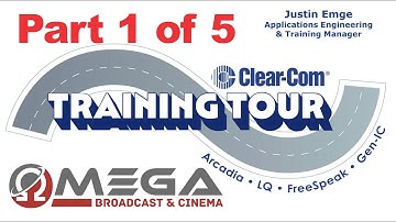Part 1 of a 5-Part Clear-Com Training (4 Hrs), at Omega Broadcast & Cinema, Austin TX, 8/24
