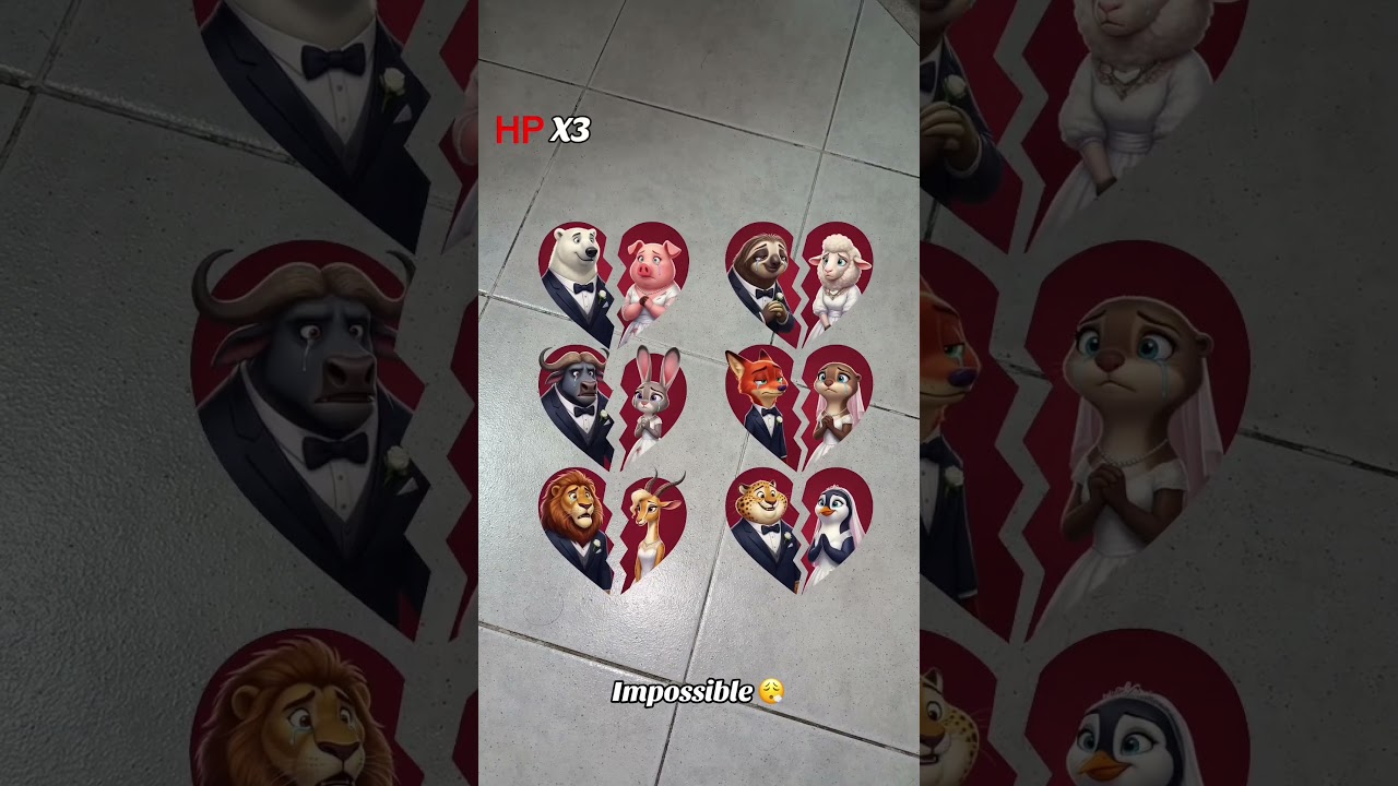 zootopia couples challenge impossible 